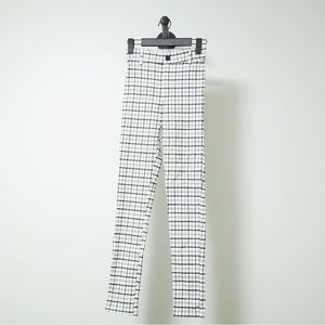Garage As-If Pant Plaid Black & White Size XS